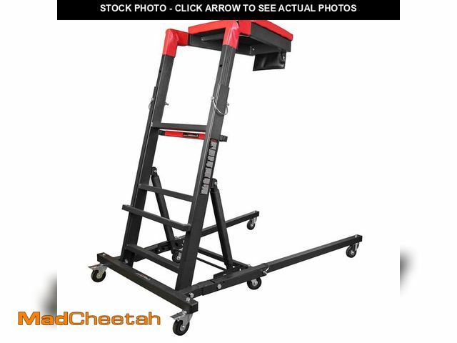 Lot 74-13639083 - Jack Boss Topside Creeper for Truck, 48-70 Inch Adjustable Automotive Engine Creeper with 6-Wheel De...