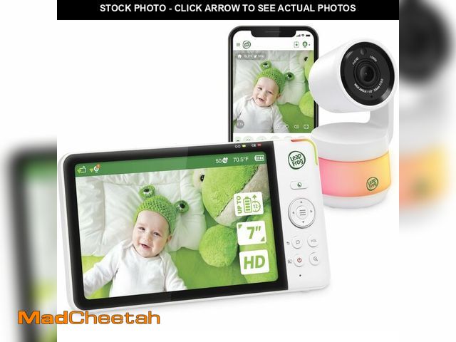Lot 74-14061515 - LeapFrog LF930HD Baby Monitor, 7Ã¢â¬Â 720p HD Display,Video Baby Monitor with Camera and Audio, 10...