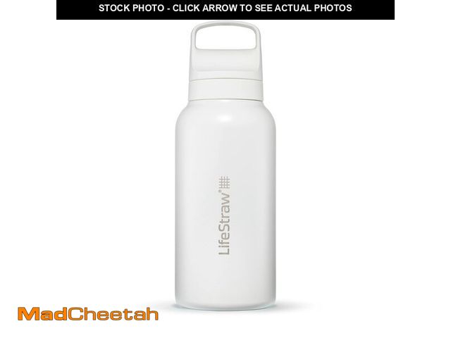 Lot 74-14428628 - LifeStraw Go Series Ã¢â¬â Insulated Stainless Steel Water Filter Bottle for Travel and Everyday U...