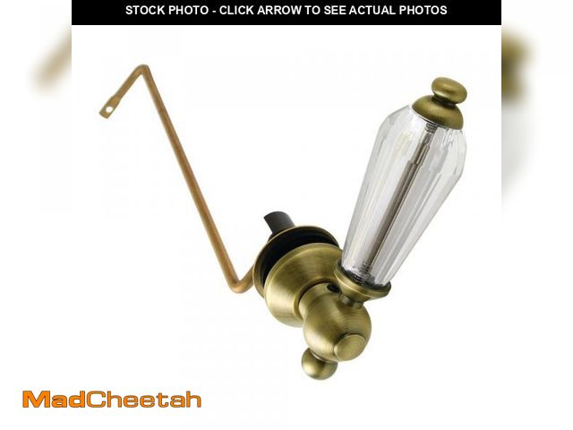 Lot 74-12308834 - Kingston Brass KTWLLS3 Wilshire Side Mount Toilet Tank Lever, Antique Brass - USED