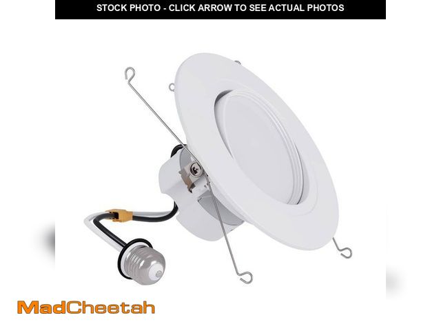 Lot 74-12913609 - HALO RA 5/6 in. Integrated LED Recessed Light Trim, 600 Lumens/900 Lumens, 5 Selectable CCT, D2W, 12...