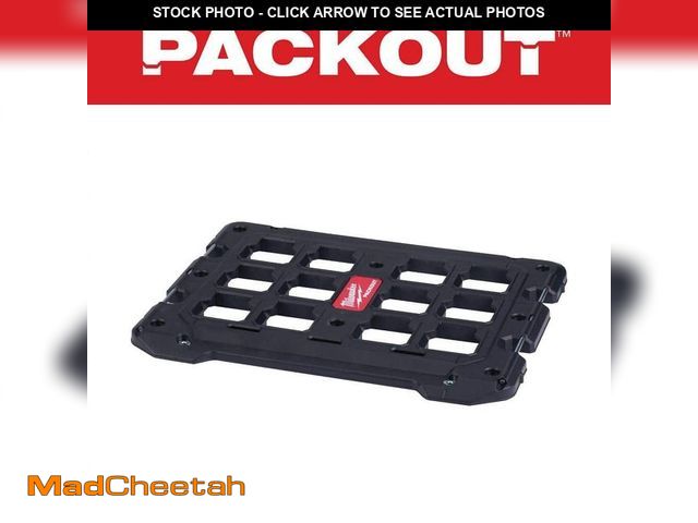 Lot 74-13779028 - Milwaukee PACKOUT Wall and Floor Mounting Plate - UNUSED