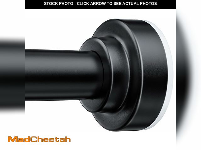 Lot 74-14432558 - TEECK Shower Curtain Rod, 32-80 inch Adjustable Spring Tension Curtain Rod, Never Rust Anti-Slip Sho...