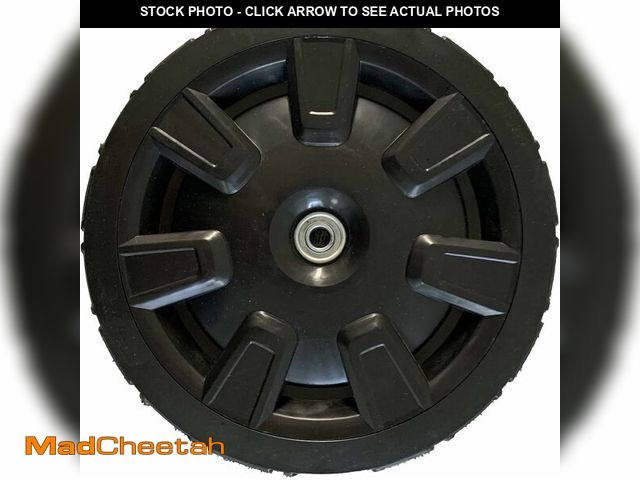 Lot 74-12760629 - YARDMAX 11in. X 1.6 in. Replacement Free/Non-Drive Rear Wheel for Push/Non Self-propelled Lawn Mower...