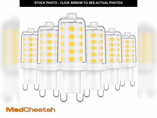 Lot 74-12714621 - MAXvolador G9 LED Bulb Dimmable, Neutral White 4000K, 40W T4 Halogen Equivalent, Bi Pin Base 4W Ligh...