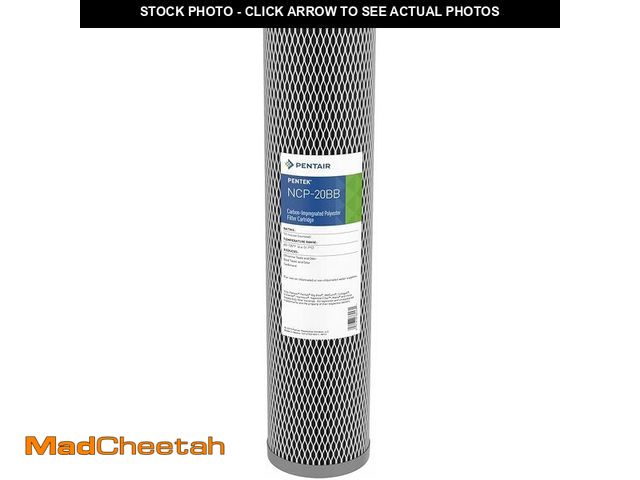 Lot 74-13768404 - Pentair Pentek NCP-20BB Big Blue Carbon Water Filter, 20-Inch, Whole House Non-Cellulose Carbon Impr...