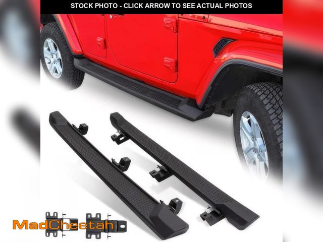 Lot 74-12172419 - VZ4X4 4 Door Running Boards Compatible with The Following Models:Jeep Wrangler JL 2018 2019 2020 202...