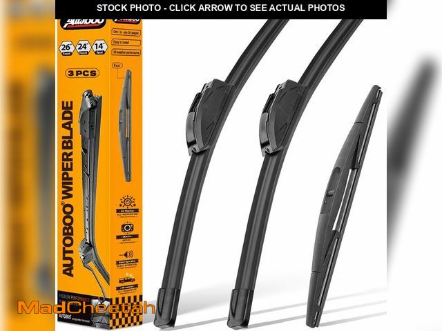 Lot 74-13565362 - 3 Wipers Replacement for Honda Pilot Rear and Front Windshield Wiper Blades 2016-2020 2021 2022,3 Pi...