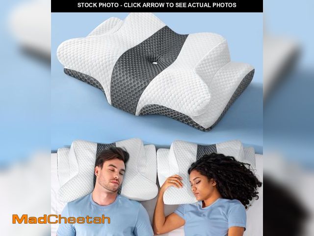 Lot 74-12127974 - Sleep Doctor Approved Cervical Neck Pillow for Sleeping, Ergonomic Contour Side Sleeper Pillows for ...