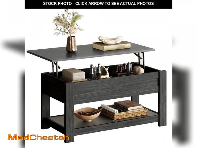Lot 74-12482501 - GALAXHERO Coffee Table, 39" Lift Top Coffee Table with Hidden Storage and Storage Shelf for Living R...
