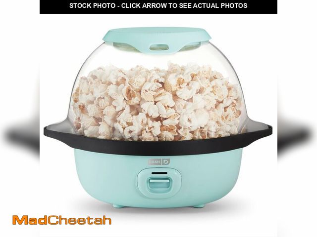 Lot 74-13623715 - Dash SmartStore Stirring Popcorn Maker - Hot Oil Electric Popcorn Popper with Butter-Warming Tray, C...