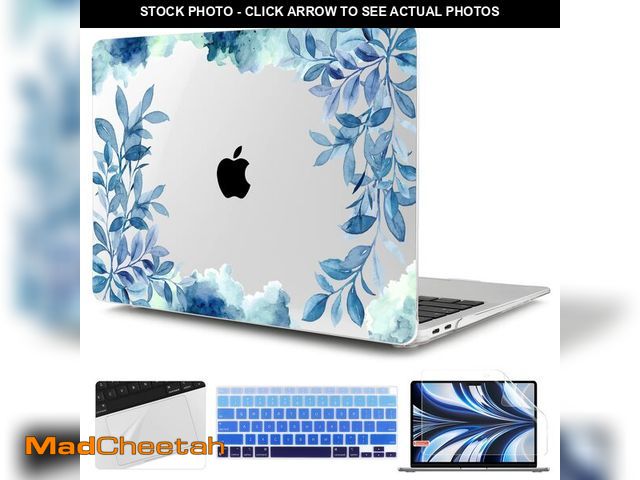 Lot 74-13477821 - TWOLSKOO for 2021 2020 2019 2018 MacBook Air 13 inch Case A2337 M1 A2179 A1932, Hard Shell Case with...
