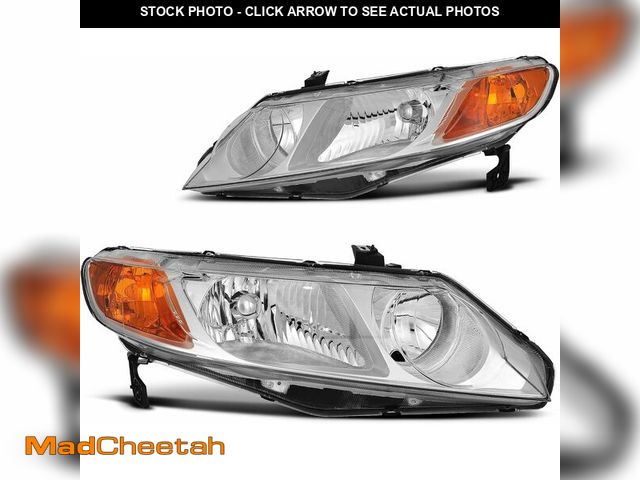 Lot 74-12695524 - DWVO Compatible with 2006 2007 2008 2009 2010 2011 Civic Sedan 4-Door Headlight Assembly Headlamp Re...