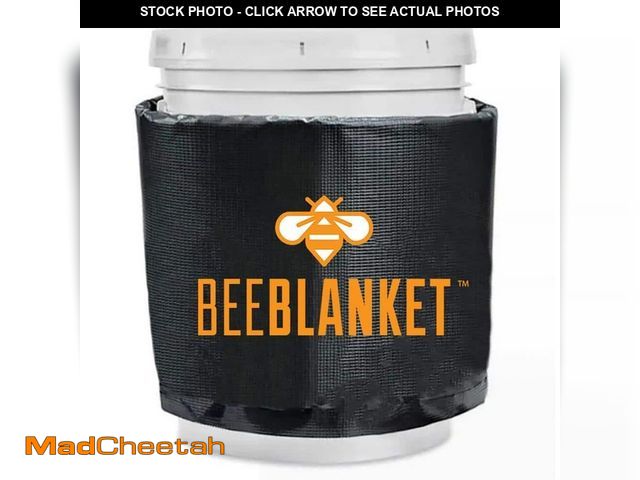 Lot 74-13694394 - Powerblanket Insulated 5 Gal. Bucket and Pail Honey Warming Bee Blanket with Cutout for Gate Valve F...