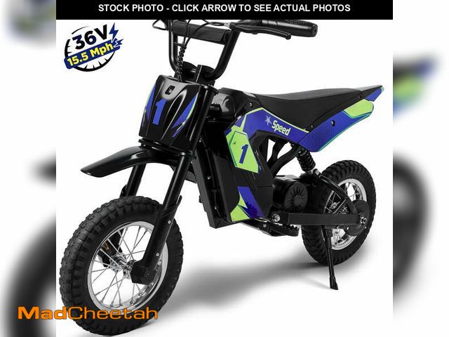 Lot 74-13815473 - Wisairt 36V Kids Electric Dirt Bike, 15.5 mph High-Speed Electric Motorcycle Ride on Dirt Bike for K...
