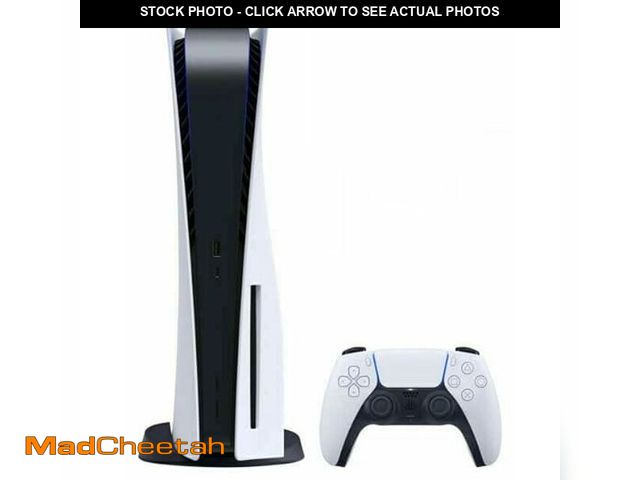 Lot 74-12521341 - Sony Playstation 5 Disc Version PS5 Console - 4K-TV Gaming, 120Hz 8K Output, 16GB GDDR6, 825GB SSD, ...