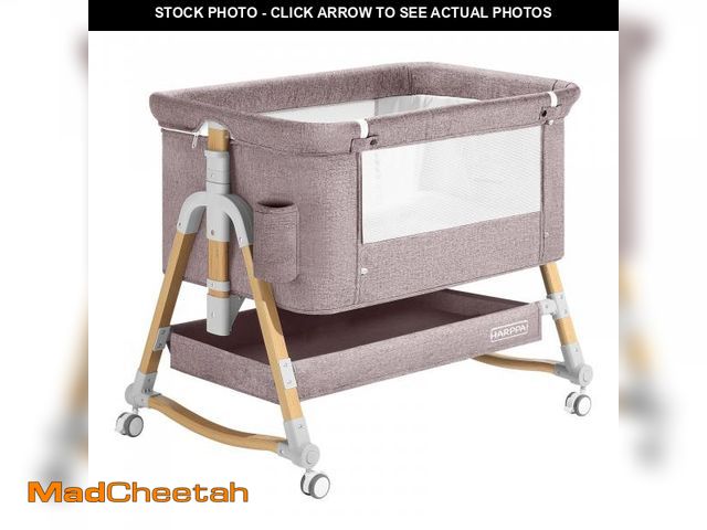 Lot 74-12073342 - HARPPA Cuddly Bassinet, 3 in 1 Baby Bassinet Bedside Sleeper, Bedside Crib with Mattress and Wheels,...