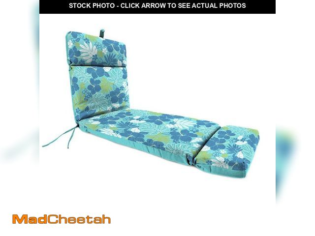 Lot 74-14344237 - Jordan Manufacturing 72 in. L x 23 in. W x 3.5 in. T Rectangular Reversible Outdoor Chaise Lounge Cu...