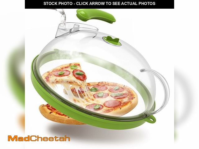 Lot 74-14270018 - Microwave Splatter Cover with Water Steamer, Upgraded Microwave Cover for Food with Handle, Clear Pl...