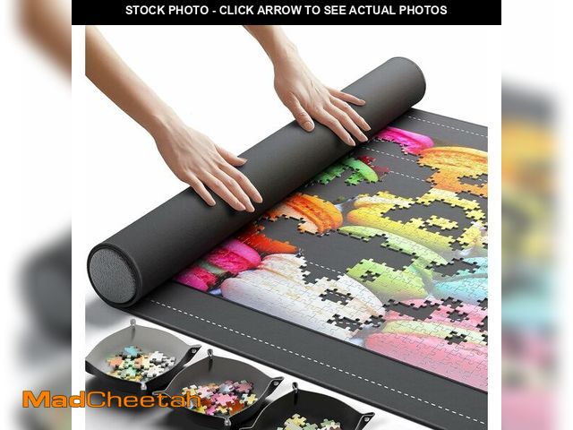 Lot 74-13583529 - The Original Newverest Jigsaw Puzzle Mat Roll Up, Saver Pad 46Ã¢â¬Â x 26Ã¢â¬Â Portable Keeper Up...