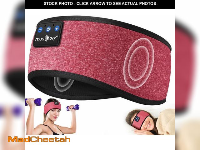 Lot 74-13717843 - MUSICOZY Sleep Headphones Sleep Mask Bluetooth Headband Wireless Music Headband Headphones Earbuds f...