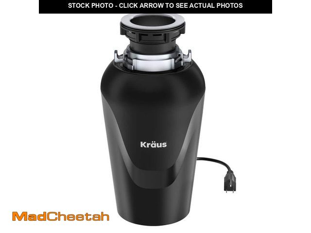 Lot 74-14245182 - KRAUS WasteGuard 3/4 HP Continuous Feed Garbage Disposal with Ultra-Quiet Motor for Kitchen Sinks wi...