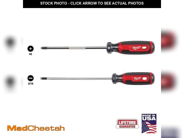 Lot 74-14318022 - Milwaukee Cushion Grip Screwdriver Set (2-Piece) - UNUSED