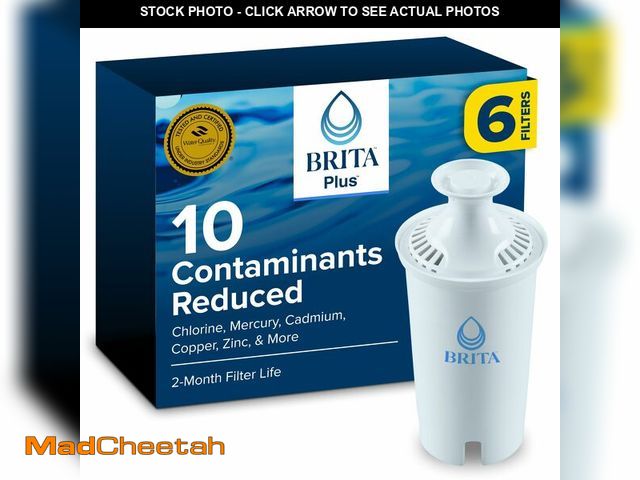 Lot 74-14295354 - Brita BritaPlus Replacement Water Filter for Pitchers and Dispensers, WQA NSF/ANSI Certified, Reduce...