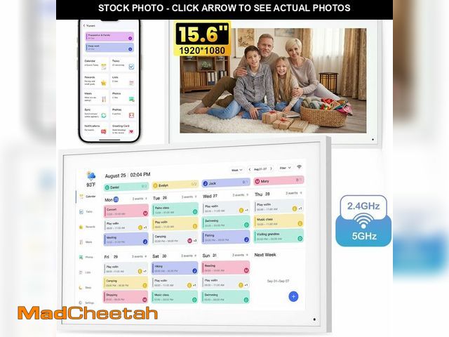 Lot 74-14283813 - Digital Calendar, Gift for Mother, Person &amp; Family Schedule Planning Interactive Touchscreen, Sm...