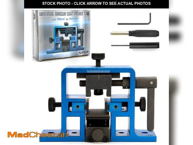 Lot 74-14149387 - klola Universal Pistol Sight Pusher Tool Upgraded with Free Front Sight Tool Installation - UNUSED