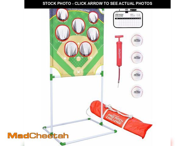Lot 74-13382339 - GoSports Football &amp; Baseball Toss Games Available in Football Red Zone Challenge or Baseball Pro...