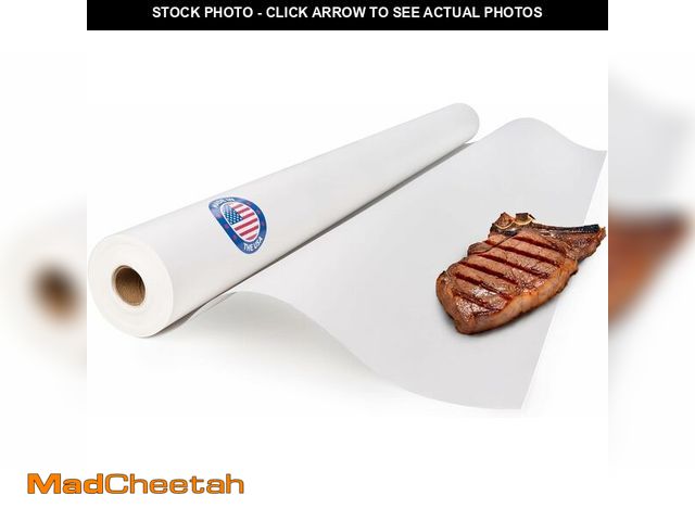 Lot 74-14305649 - IDL Packaging White Butcher Paper 36" x 2160" (180 feet) - USA-Made Natural Butcher Paper Roll for M...