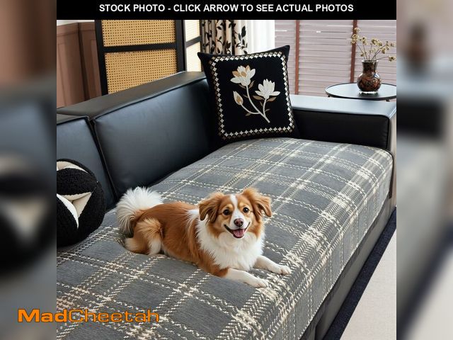 Lot 74-13952649 - MYSKY HOME Chair Sofa Slipcover Sectional Couch Cover, Sofa Cover Washable, Sofa Slipcovers for 2 Cu...