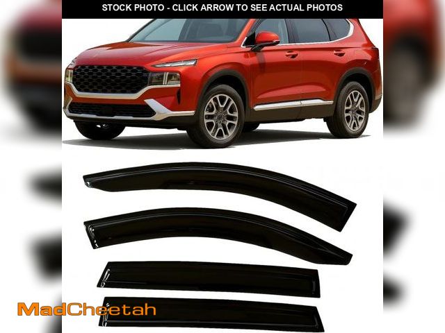 Lot 74-12282516 - 2019-2023 Tape-On Rain Guards for Hyundai Santa Fe Side Window Visor Deflectors Se Sel Limited Calli...