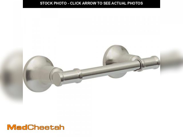 Lot 74-12463507 - (MISSING HARDWARE) Delta Chamberlain Wall Mount Pivot Arm Toilet Paper Holder Bath Hardware Accessor...