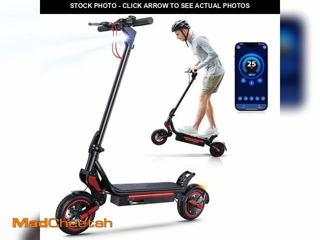 Lot 74-12680282 - Rolldustry R8 Rocker Arm Electric Scooter for Adults, 750W 9.3" Tire, Max 25 Mph Speed 28 Miles Rang...