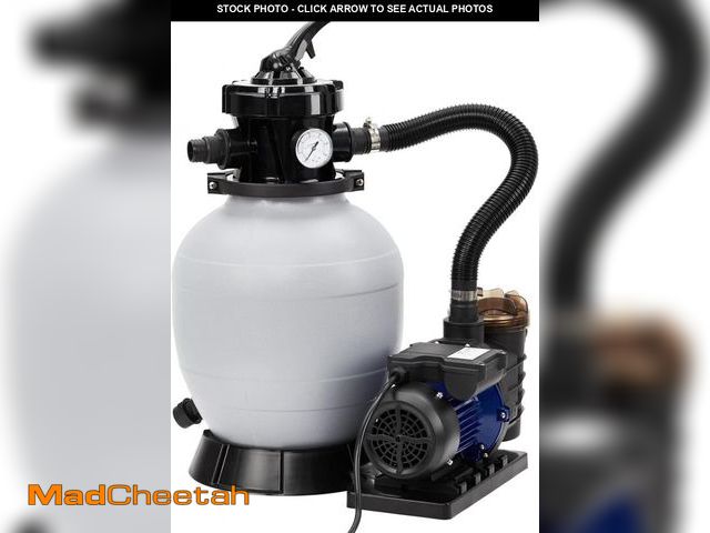 Lot 74-12137411 - 12" Sand Filter Pump, 2641GPH 1/2HP Pool Sand Filter for Above Ground and Inground Pool Up to 7500 G...