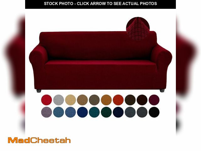 Lot 74-13544533 - Joccun Christmas Stretch Couch Cover Slipcovers, 1-Piece Sofa Covers for 3 Cushion Couch Spandex Jac...