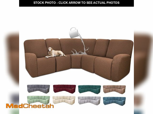 Lot 74-13774446 - ROFASVCO 100% Waterproof Sectional Recliner Couch Covers for Reclining Couch L Shaped Corner Section...