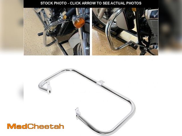 Lot 74-12448525 - 1 1/4" Highway Engine Guard Crash Bar Compatible with 2004-2024 Honda Shadow Aero VT750 Chrome - UNU...