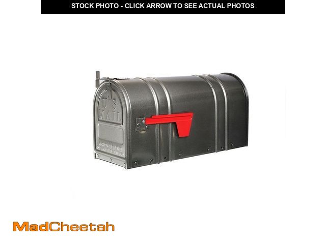 Lot 74-12558706 - Postal PRO Carlton Post Mount Mailbox Pewter - UNUSED