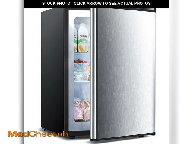 Lot 74-12630121 - Electactic 3.0 Cu.ft Upright Freezer, Small Mini Freezer with Adjustable Thermostat, Removable Shelv...