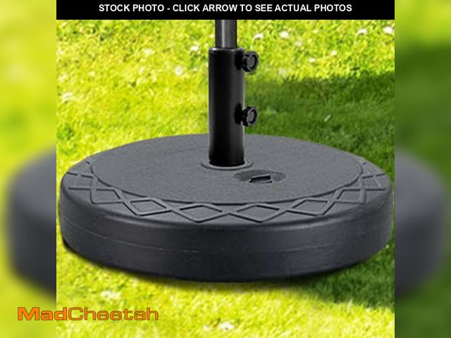 Lot 74-14259162 - Autlaycil 67lbs Water Filled Umbrella Base, 95lbs Sand Filled Patio Umbrella Stand, Heavy Duty, Hold...