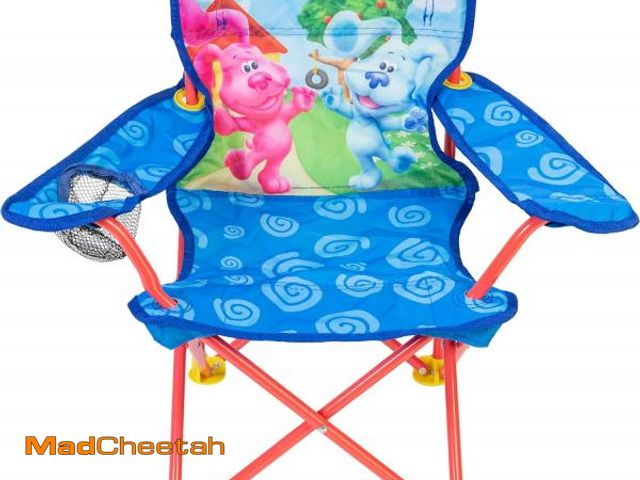 Lot 74-12030069 - Blues Clues &amp; You Children's Chair Foldable Camp Chairs for Kids - Fold and Go Chair for Park, S...