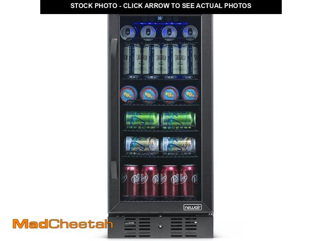 Lot 74-14312324 - NewAir Single Zone 15 in. 96 (12 oz) Can Built-In Beverage Cooler Fridge with Precision Temp. Contro...