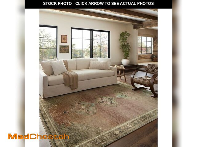 Lot 74-12664464 - Loloi Magnolia Home by Joanna Gaines Sinclair Collection SIN-06 Clay/Tobacco 5'-0" x 7'-0", .25" Pil...