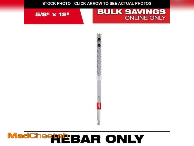 Lot 74-13692177 - *DIRTY* Milwaukee 5/8 in. x 12 in. SDS-Plus Rebar Cutter  *DIRTY* - USED