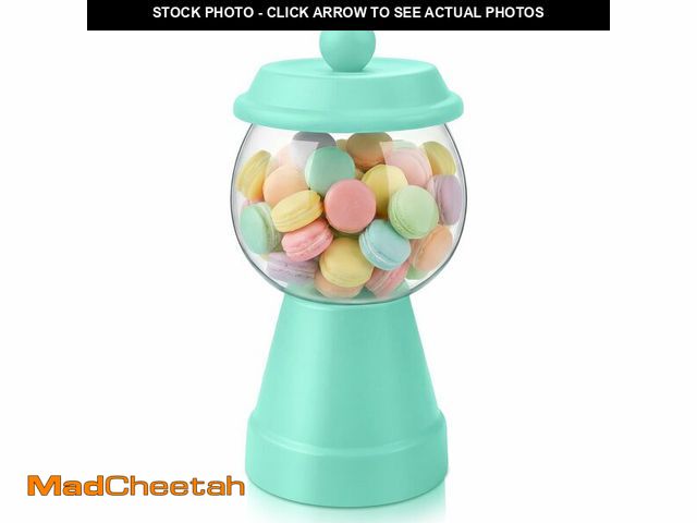 Lot 74-13720479 - Thyle 27 oz Plastic Candy Jar with Lid Ceramic Candy Jar Food Storage Container for Easter Wedding P...