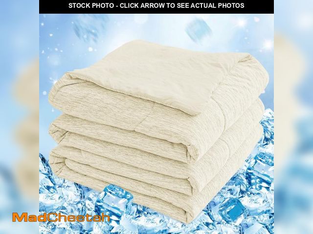 Lot 74-12434377 - CHOSHOME Cooling Comforter King Size, Cooling Blanket with Q-Max 0.45 Arc-Chill Cooling Fiber for Ho...