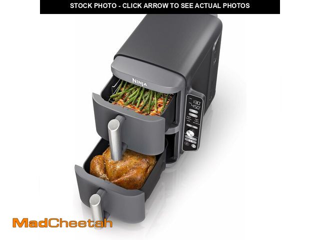 Lot 74-12762267 - Ninja Air Fryer, 10QT DoubleStack XL 2-Basket, Compact Design, Cooks 5lb Whole Chicken, Feeds Up to ...
